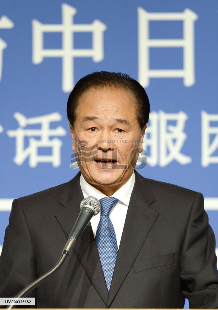 China's Cai implies Abe gov't cause of worsening ties
