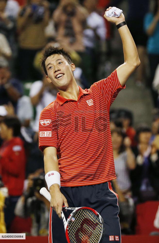 Nishikori rolls into Japan Open quarterfinals