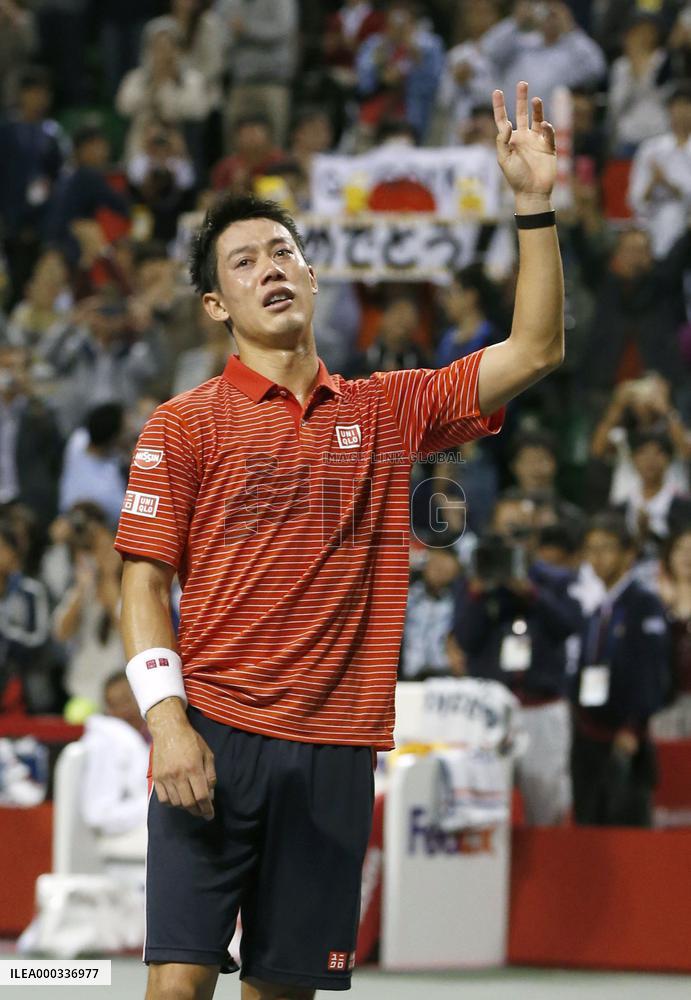 Nishikori marks homecoming with Japan Open title win