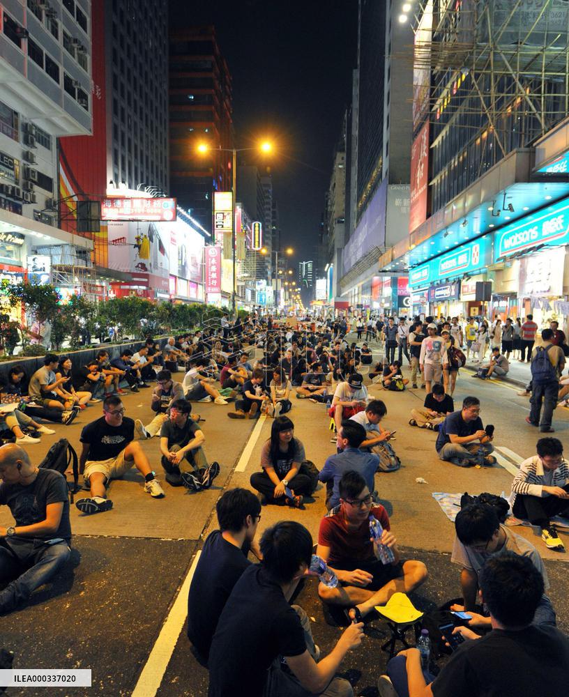 H.K. prodemocracy protests