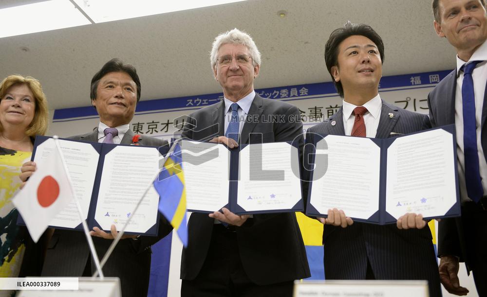 Sweden selects Fukuoka as base camp for 2020 Olympics