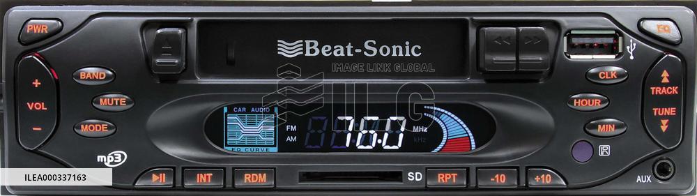 Japan firm demonstrates cassette tape player for cars