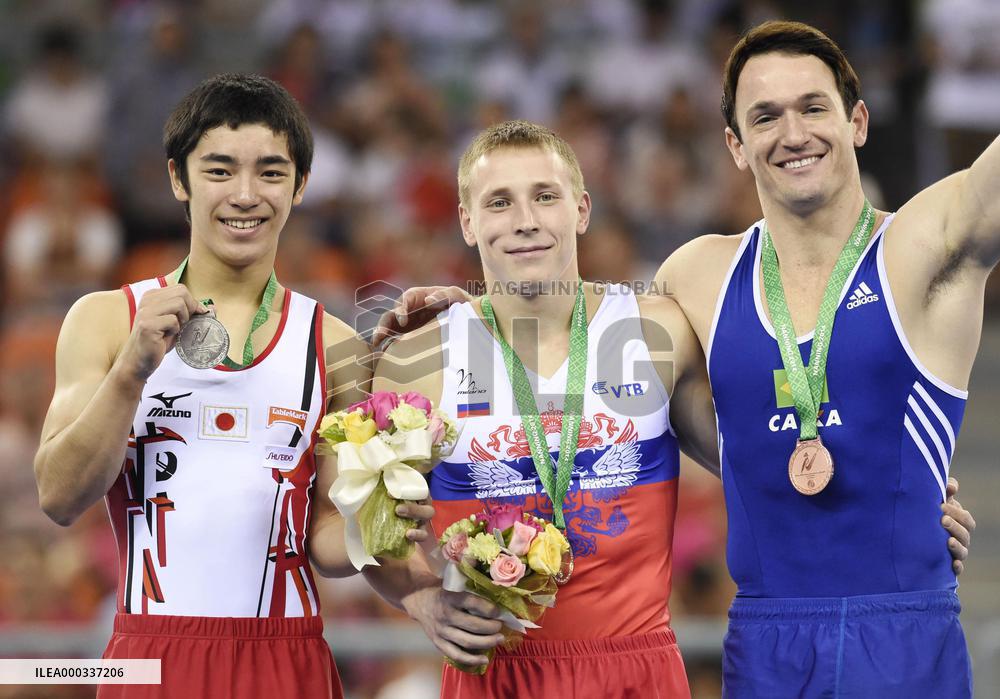 Floor exercise medalists at gymnastics world championships