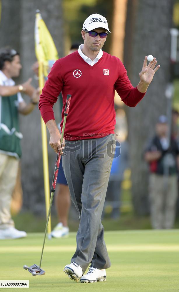 Adam Scott 9th after 1st round of Japan Open golf