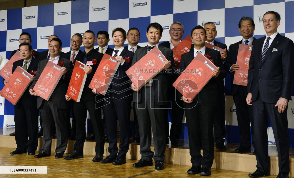 Michelin guide Kansai 2015