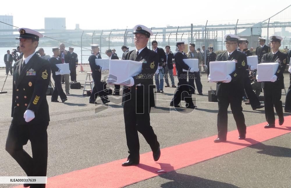 MSDF recovers remains of Japan war dead from Pacific isles