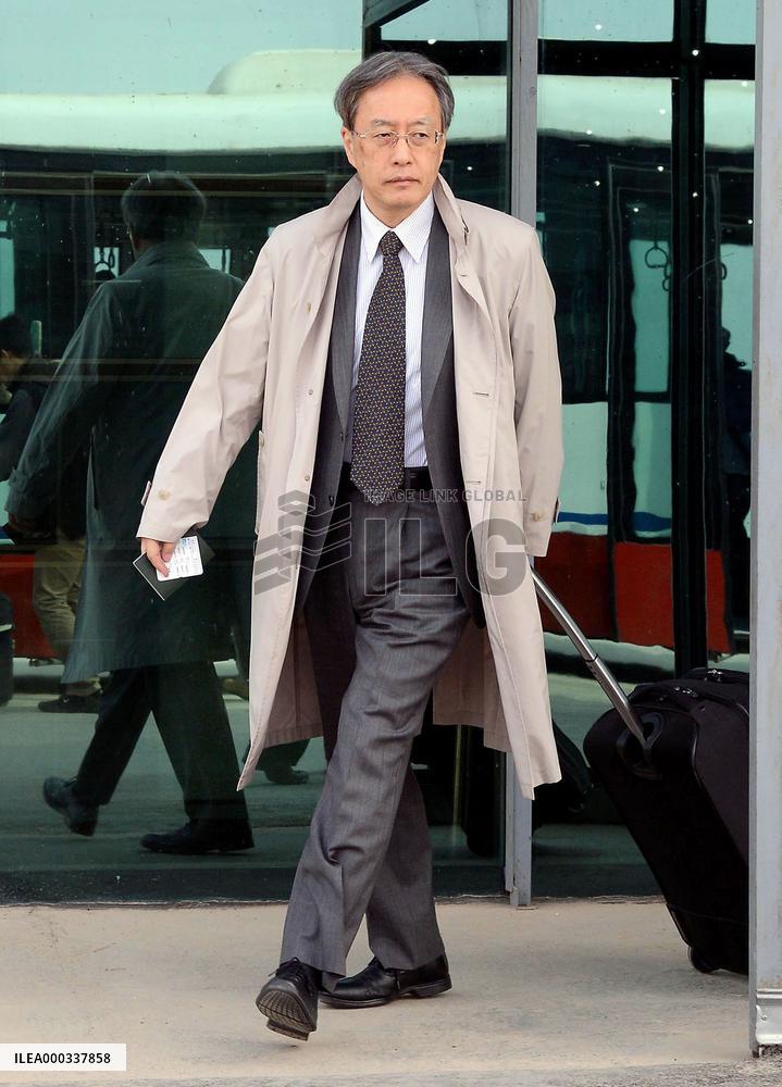 Japanese mission heads home after talks with N. Korea