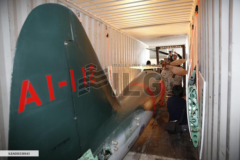 Restored WWII Zero fighter returns to Japan