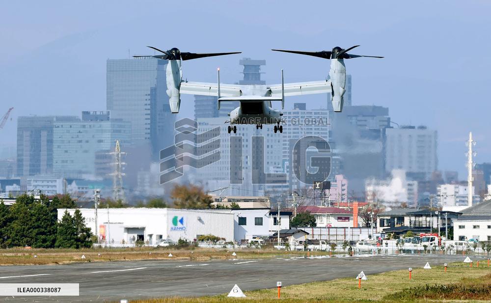 Osprey takes part in disaster drill