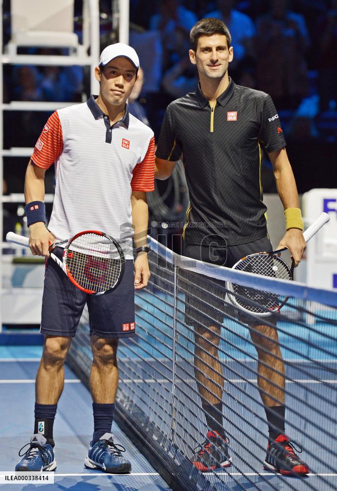 Nishikori's breakthrough season ended by Djokovic