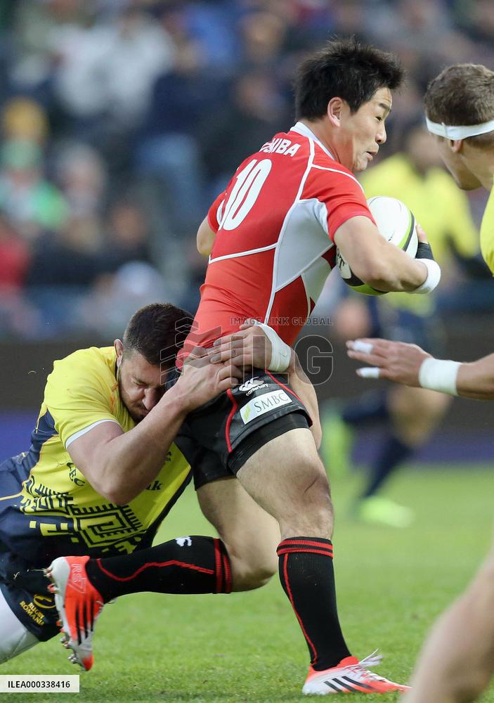 Japan beat Romania 18-13 in rugby test match