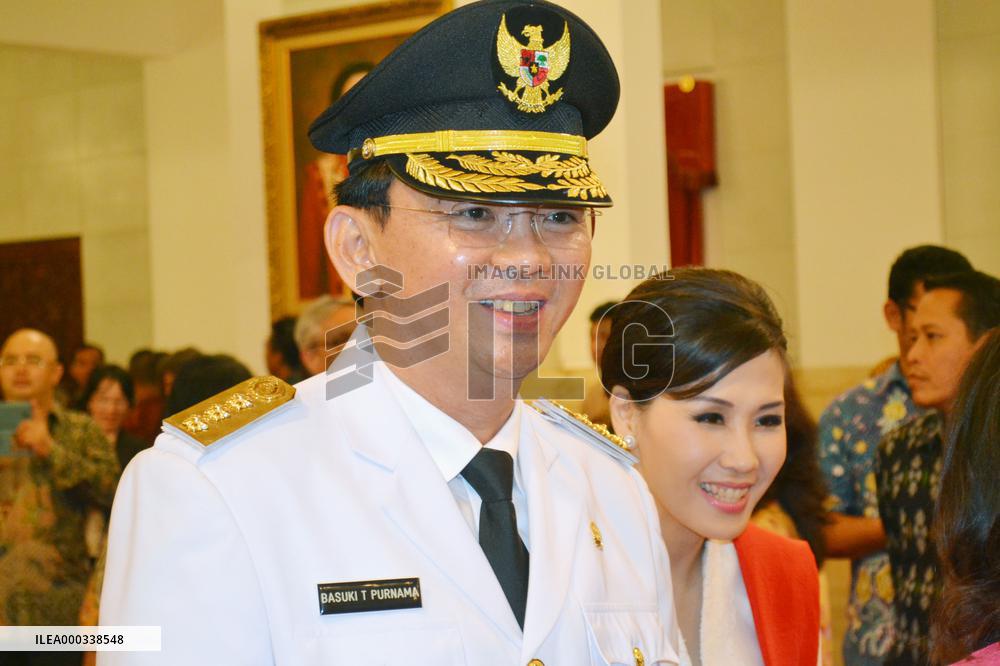 Jokowi inaugurates ex-deputy as Indonesia's 1st Chinese governor