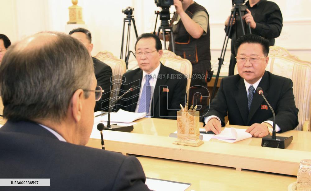 N. Korean envoy talks with Russian foreign minister