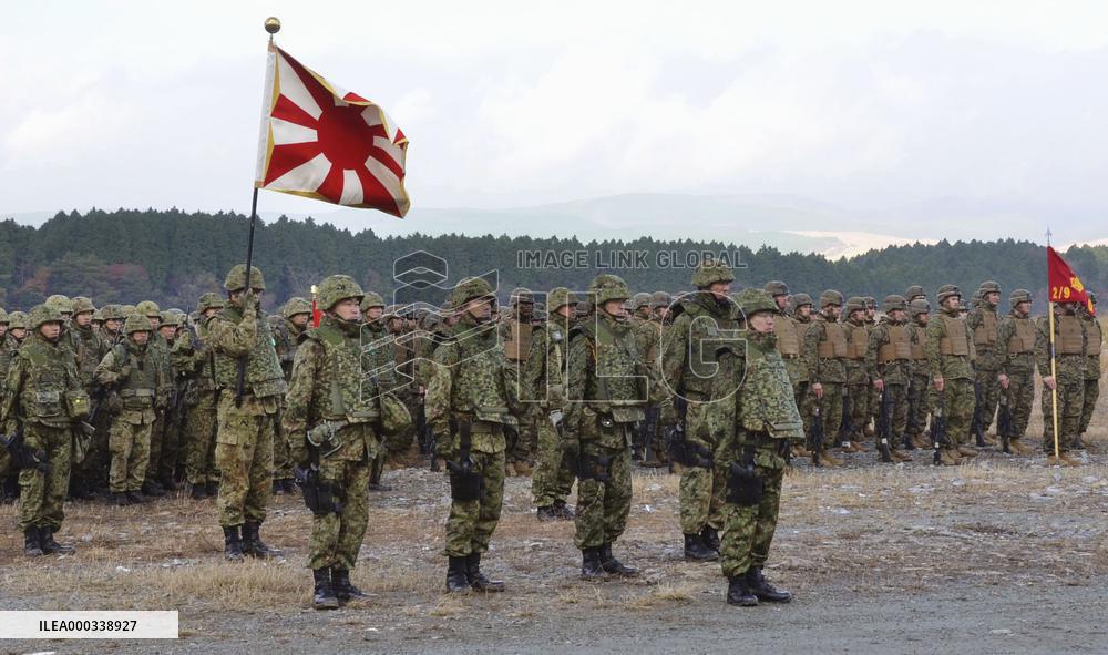 JGSFD, U.S. Marine Corps launch joint drill in Japan