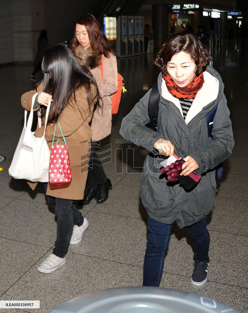 Ferry tragedy family members head to Japan