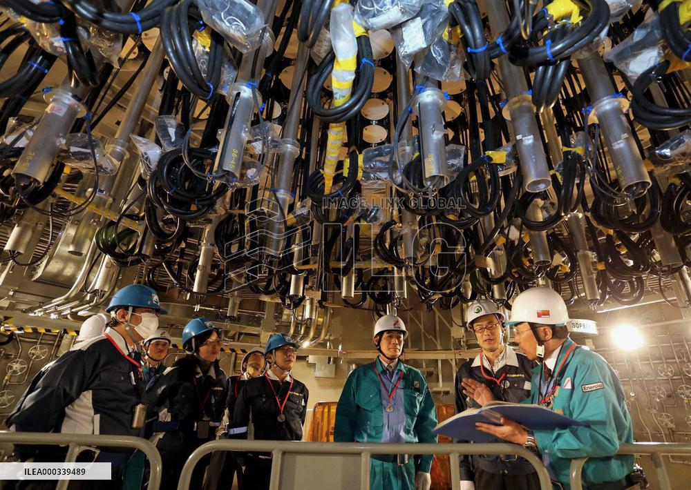 NRA inspects No.3 reactor of Shimane nuclear plant