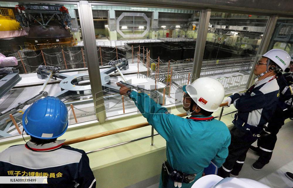 NRA inspects No.3 reactor of Shimane nuclear plant