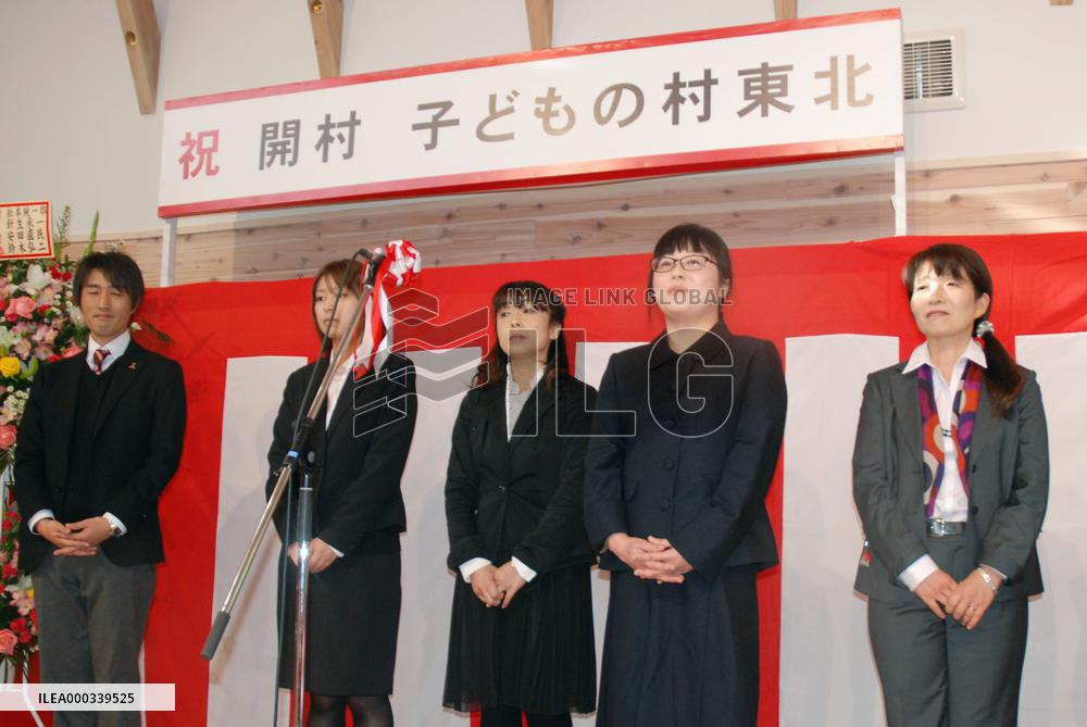 Foster family facility opened in northeastern Japan