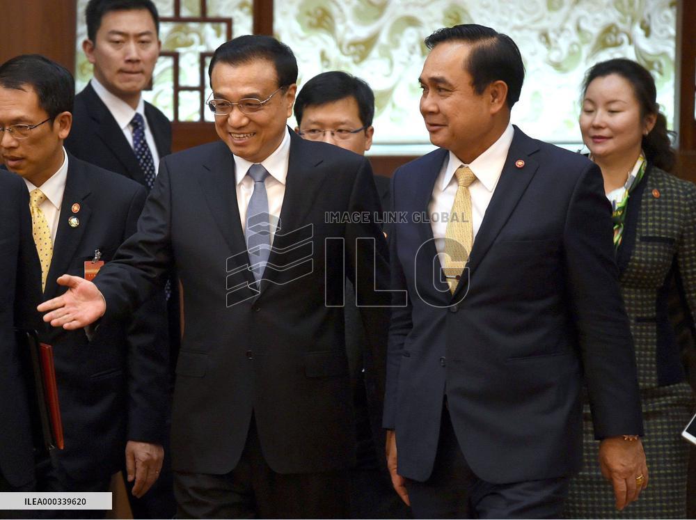 China, Thailand agree to deepen relations
