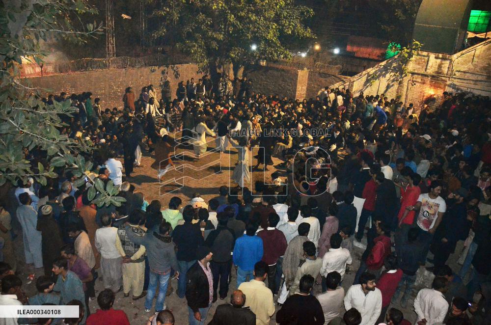 Young people gather at music event in Lahore
