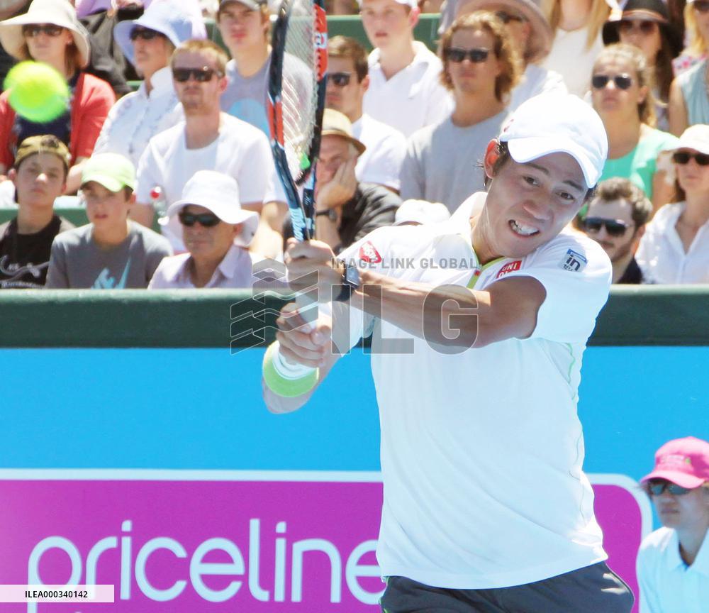 Nishikori beaten in Kooyong Classic