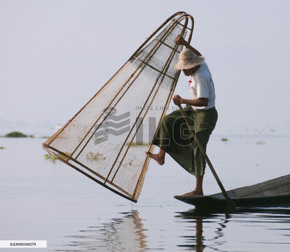 Fishermen on Myanmar's Inle Lake