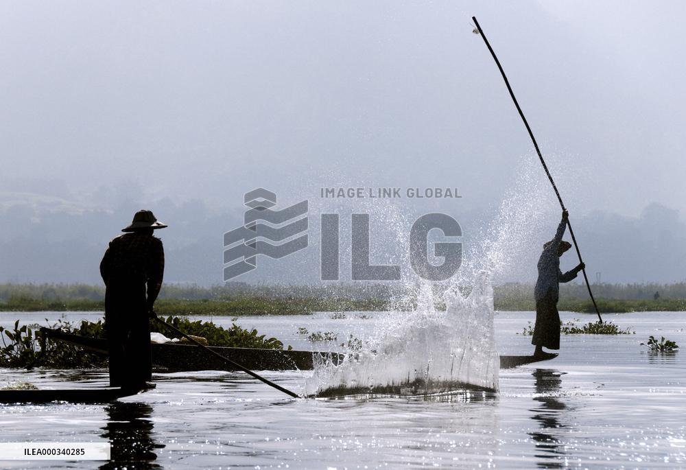 Fishermen on Myanmar's Inle Lake