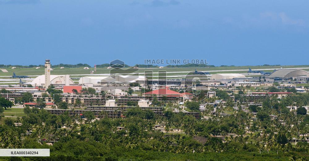 Andersen U.S. Air Force base on Guam