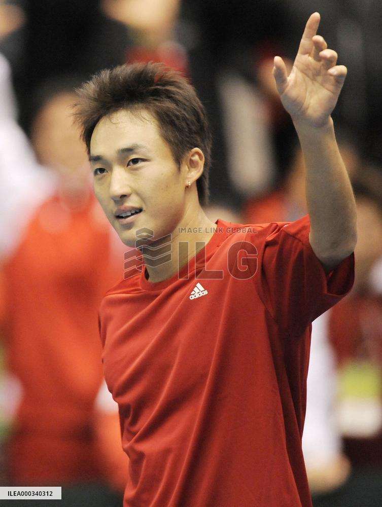 Soeda at Davis Cup World Group