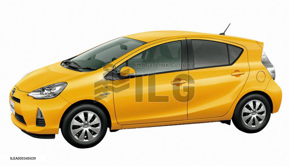 Toyota Aqua hybrid compact car
