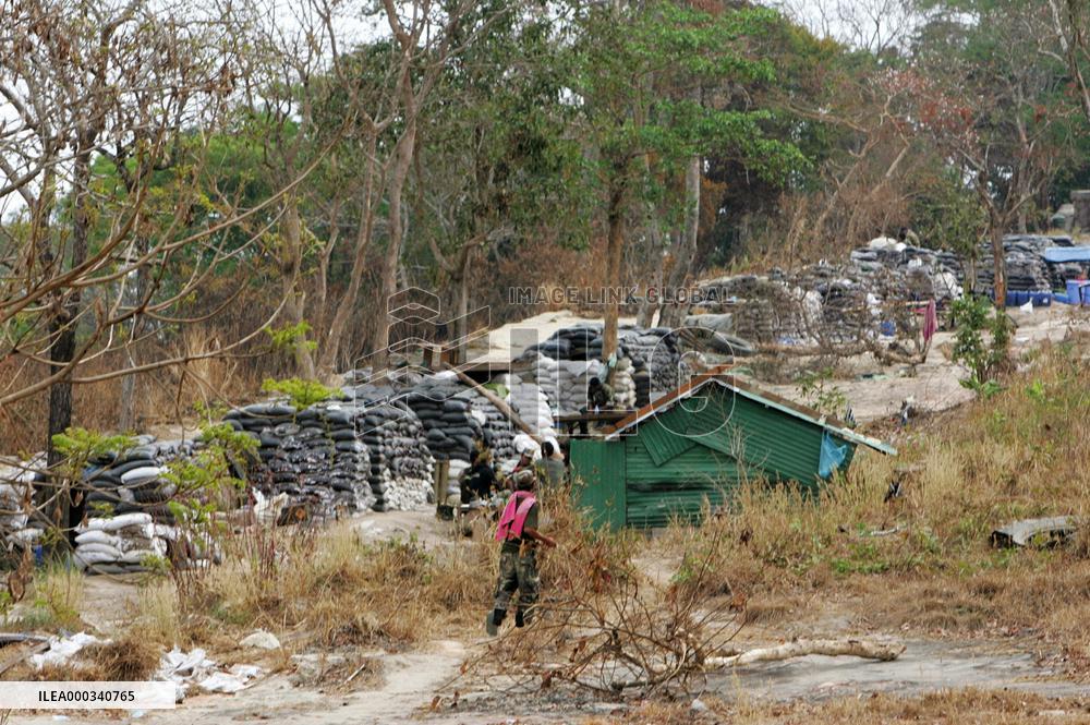Disputed area in Cambodia