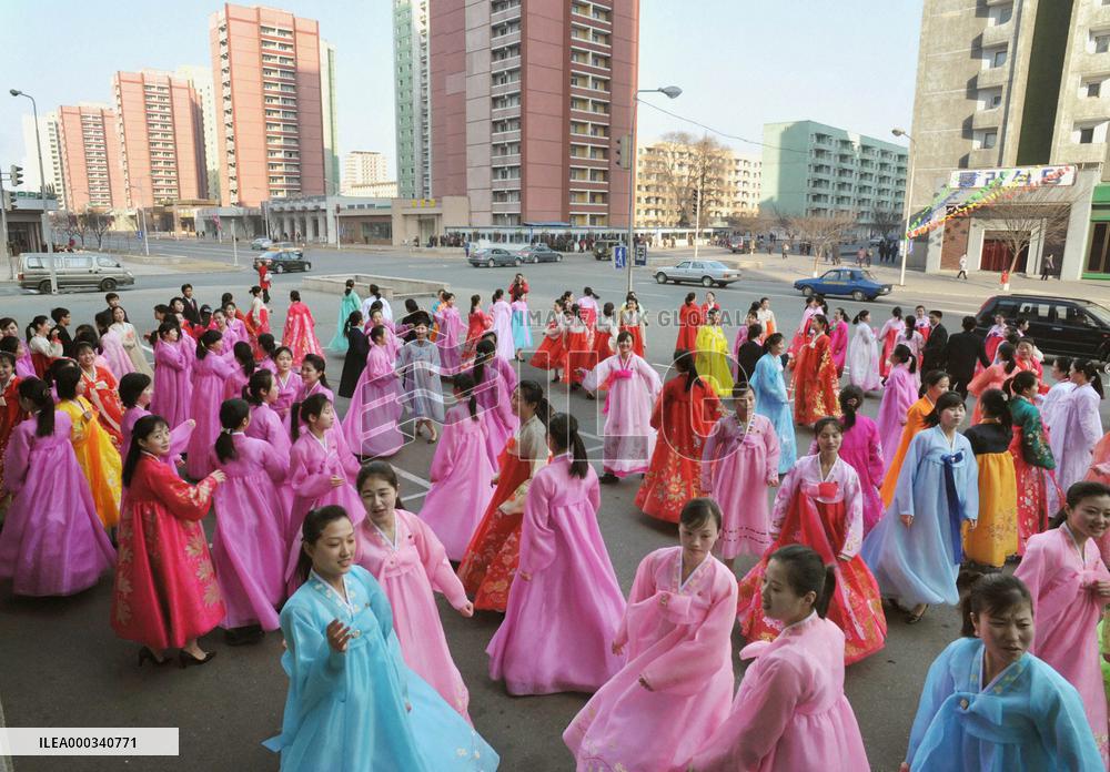 CORRECTED North Korea celebrates leader Kim's 69th birthday