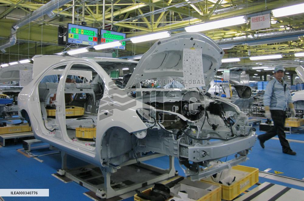 Toyota group's key factory in northeastern Japan