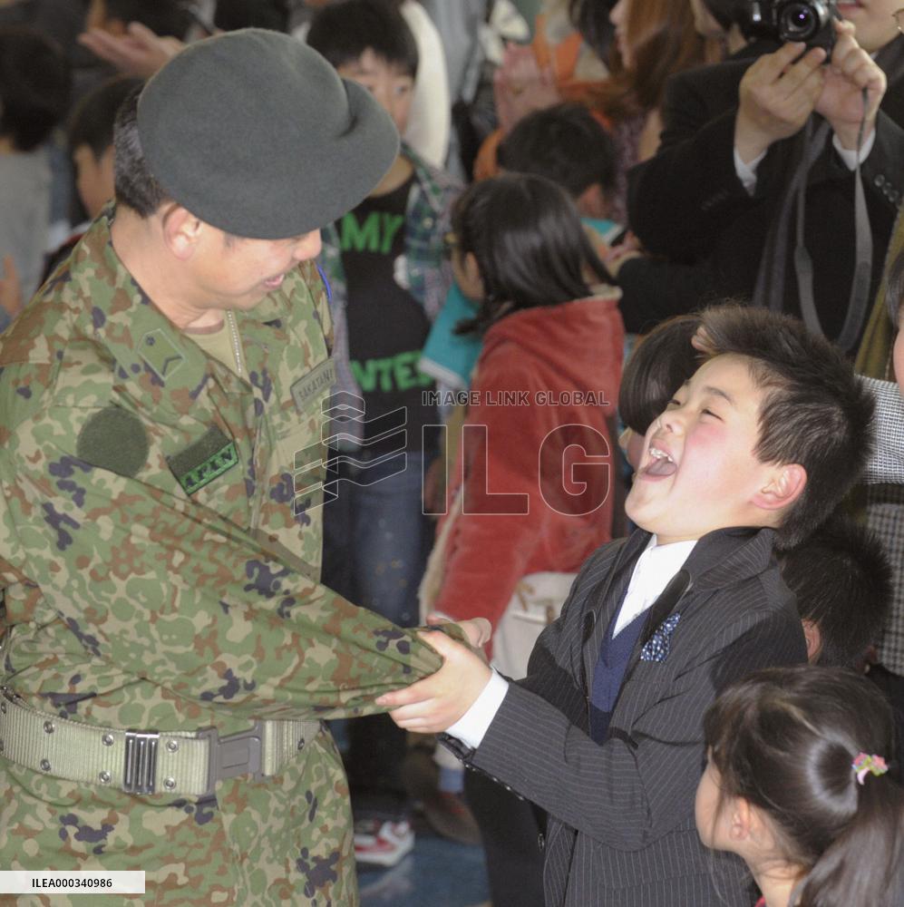 GSDF engineers leave for S. Sudan