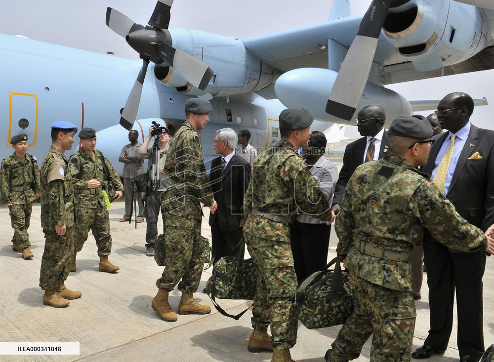 GSDF engineers arrive in South Sudan