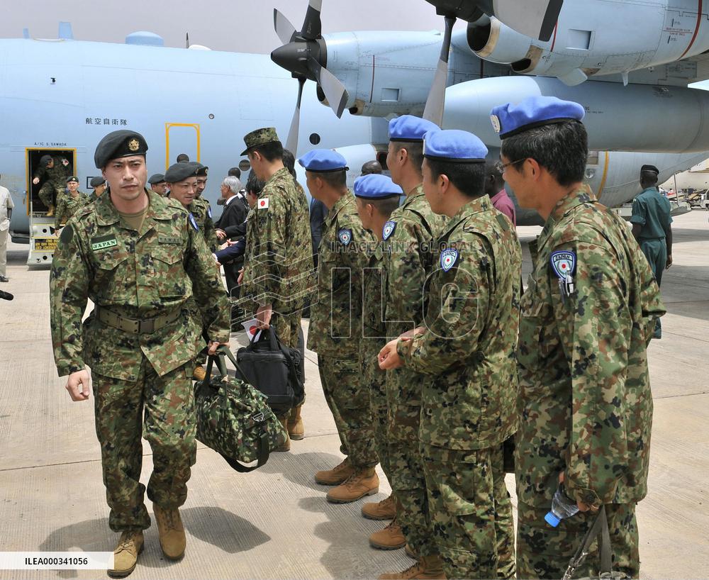 GSDF engineers arrive in South Sudan
