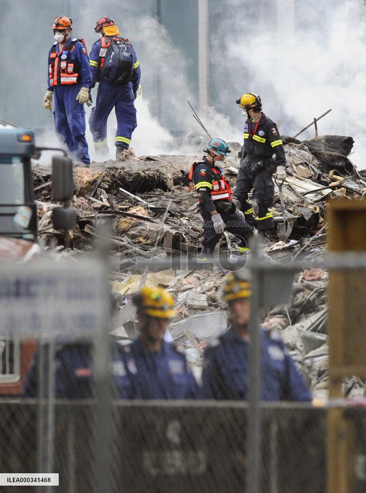Search and rescue work in quake-hit N.Z.
