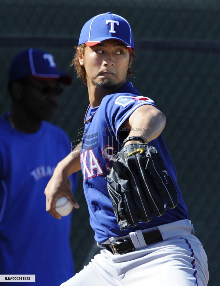 Darvish in spring training