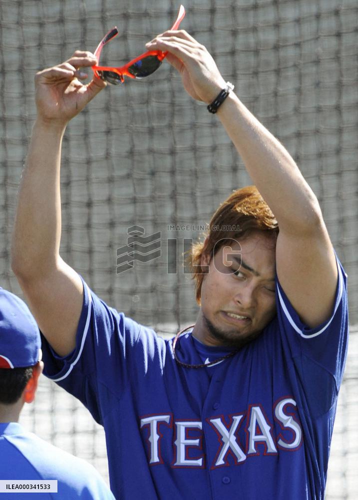 Darvish in spring training