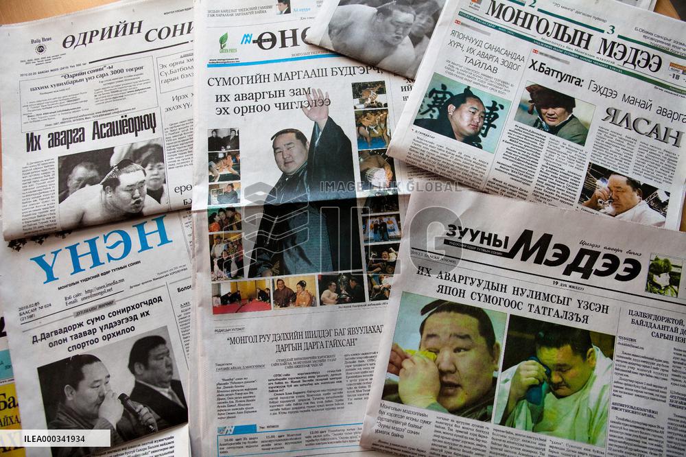 Mongolian newspapers blast Japanese sumo over Asa's retirement