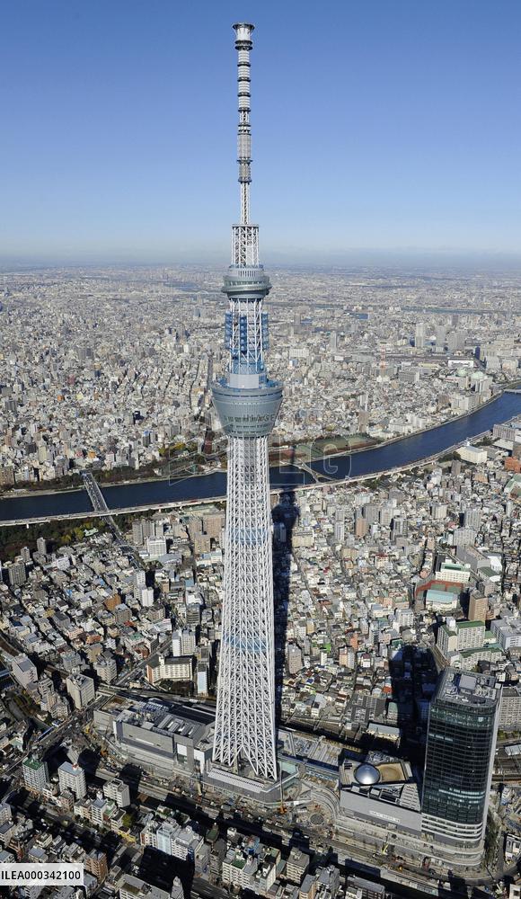 Tokyo Sky Tree to be completed on Feb. 29
