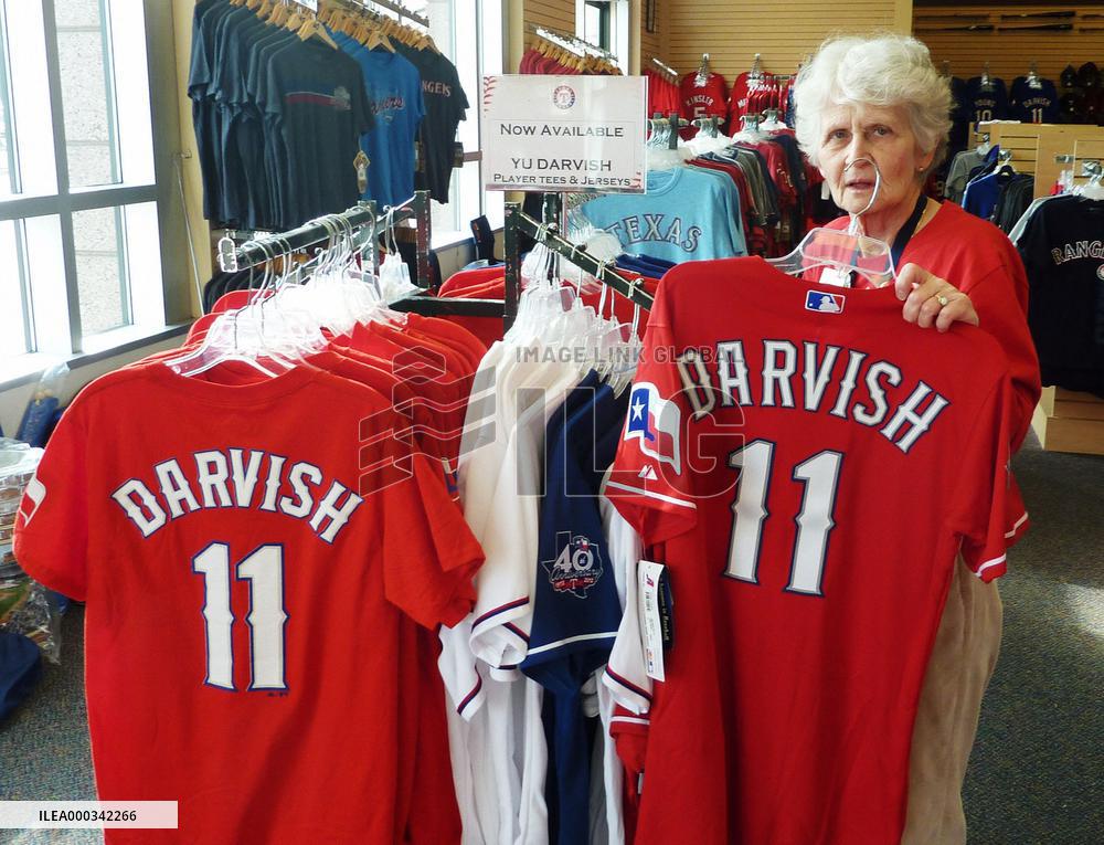 Darvish goods popular at Rangers shop