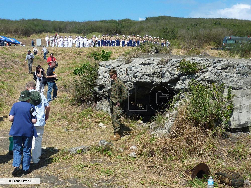 65th war anniv. marked on Iwoto Island