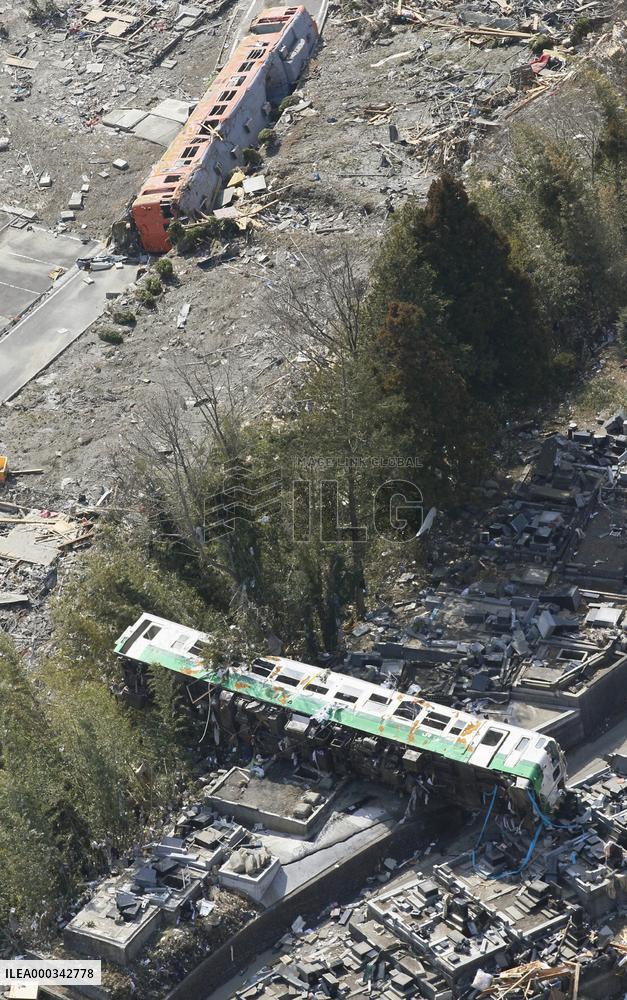 Megaquake aftermath in Japan