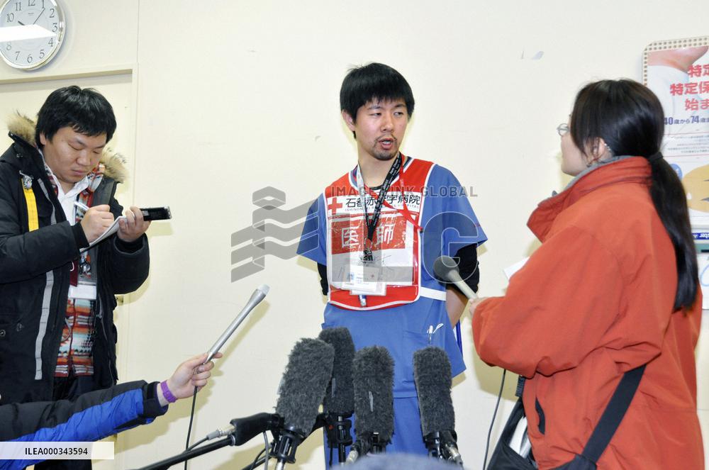 Doctor says 2 quake survivors in stable condition