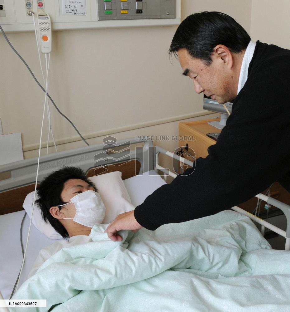 Quake survivor in hospital