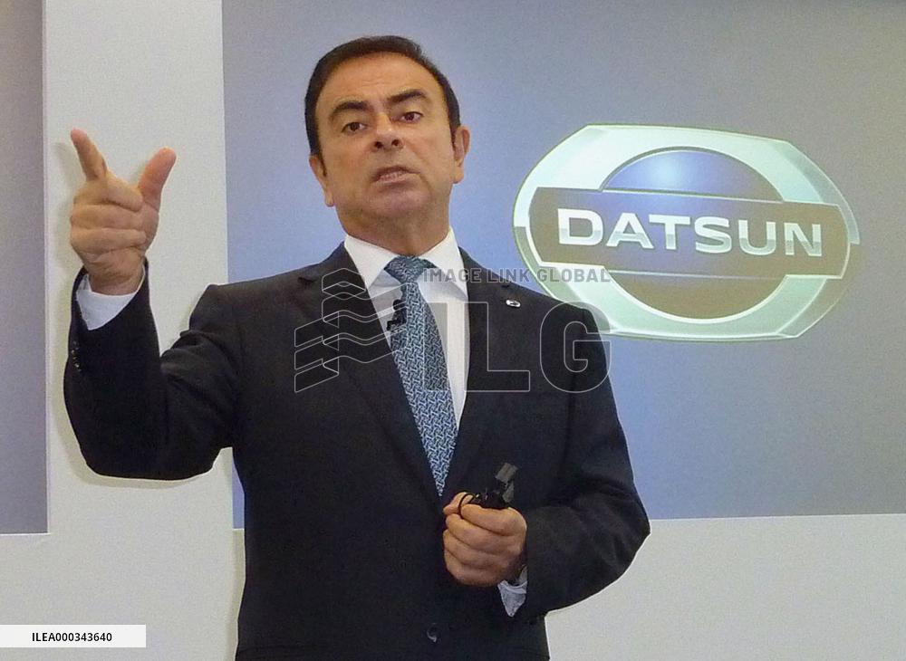 Nissan to sell Datsun vehicles in India