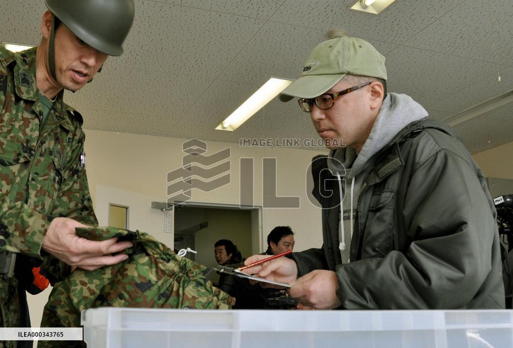 Reservists called up for disaster