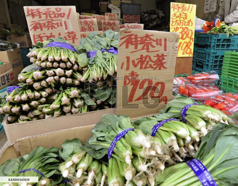 Intake restriction on vegetables