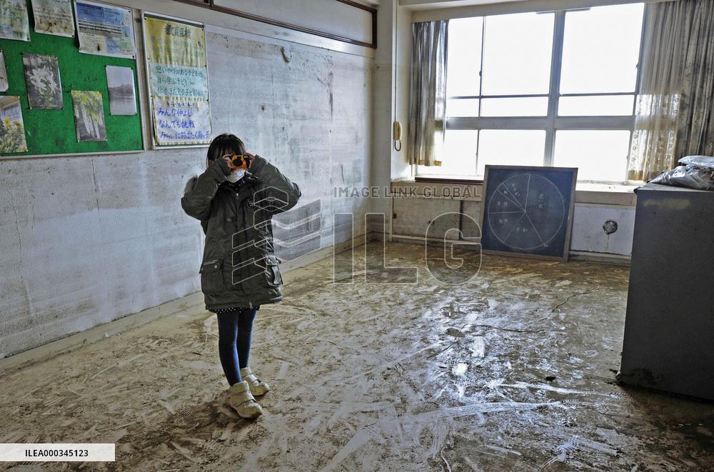 Saying goodbye to tsunami-hit school